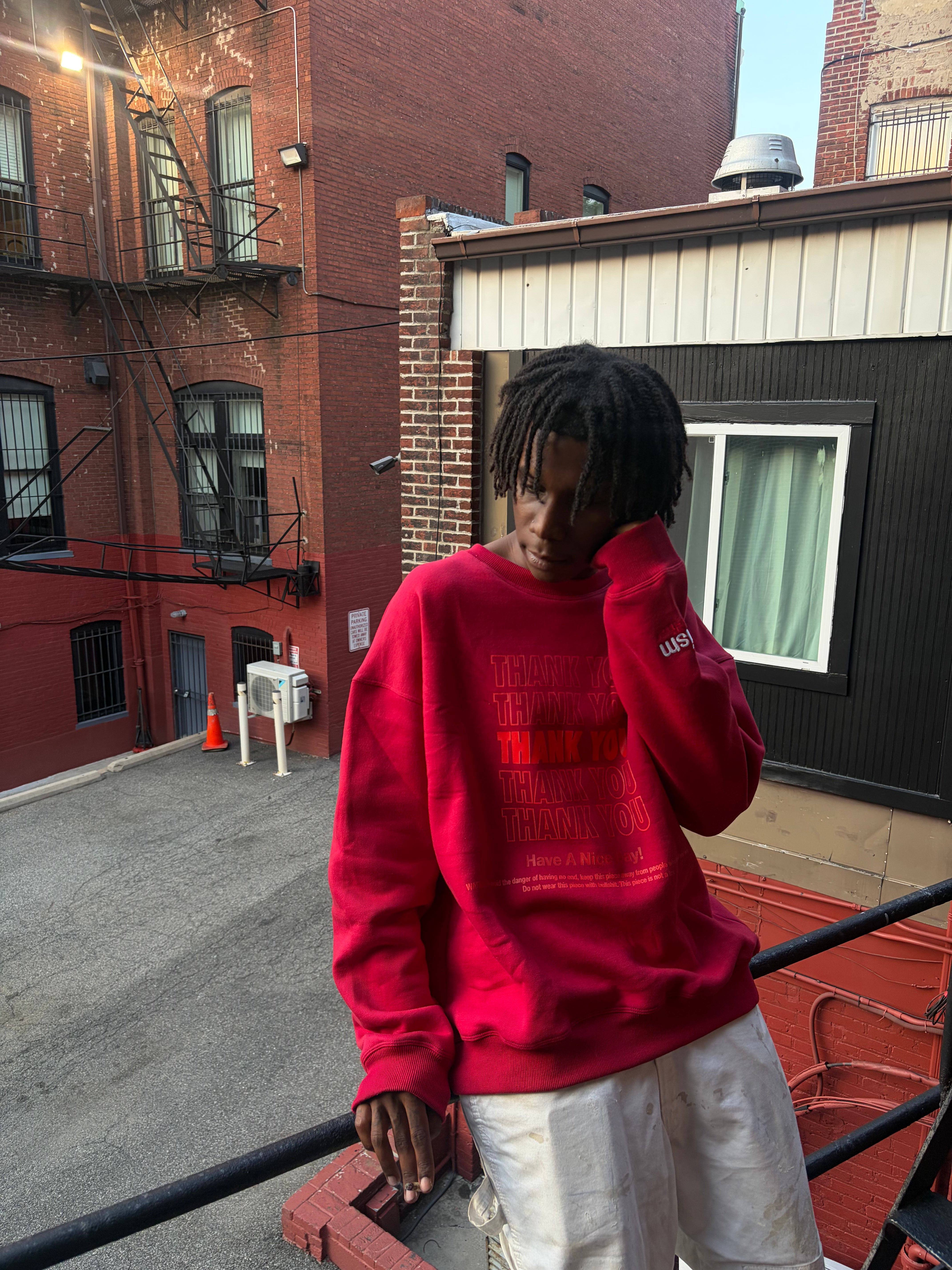 "Thx" Sweater